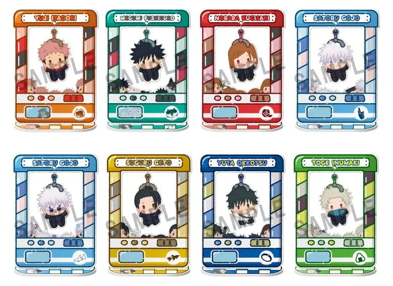 Jujutsu Kaisen Chara Catcher Acrylic Figure Anime 5th Anniversary 9 cm Blind Box Assortment (8)